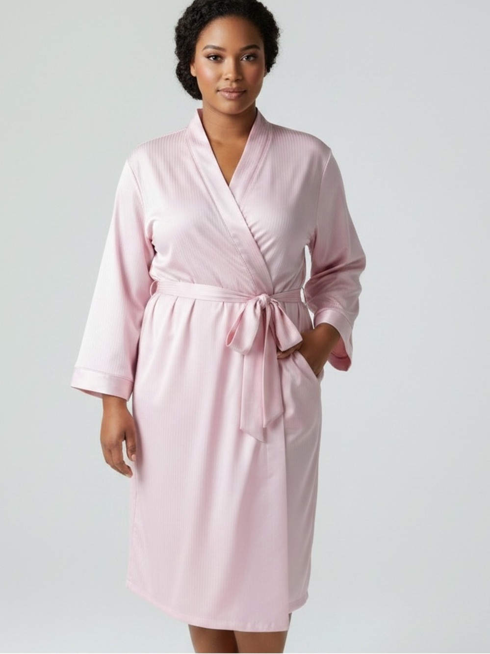Oscar de la Renta Pink Label Vintage Designer Robe Sleepwear Women’s Size L